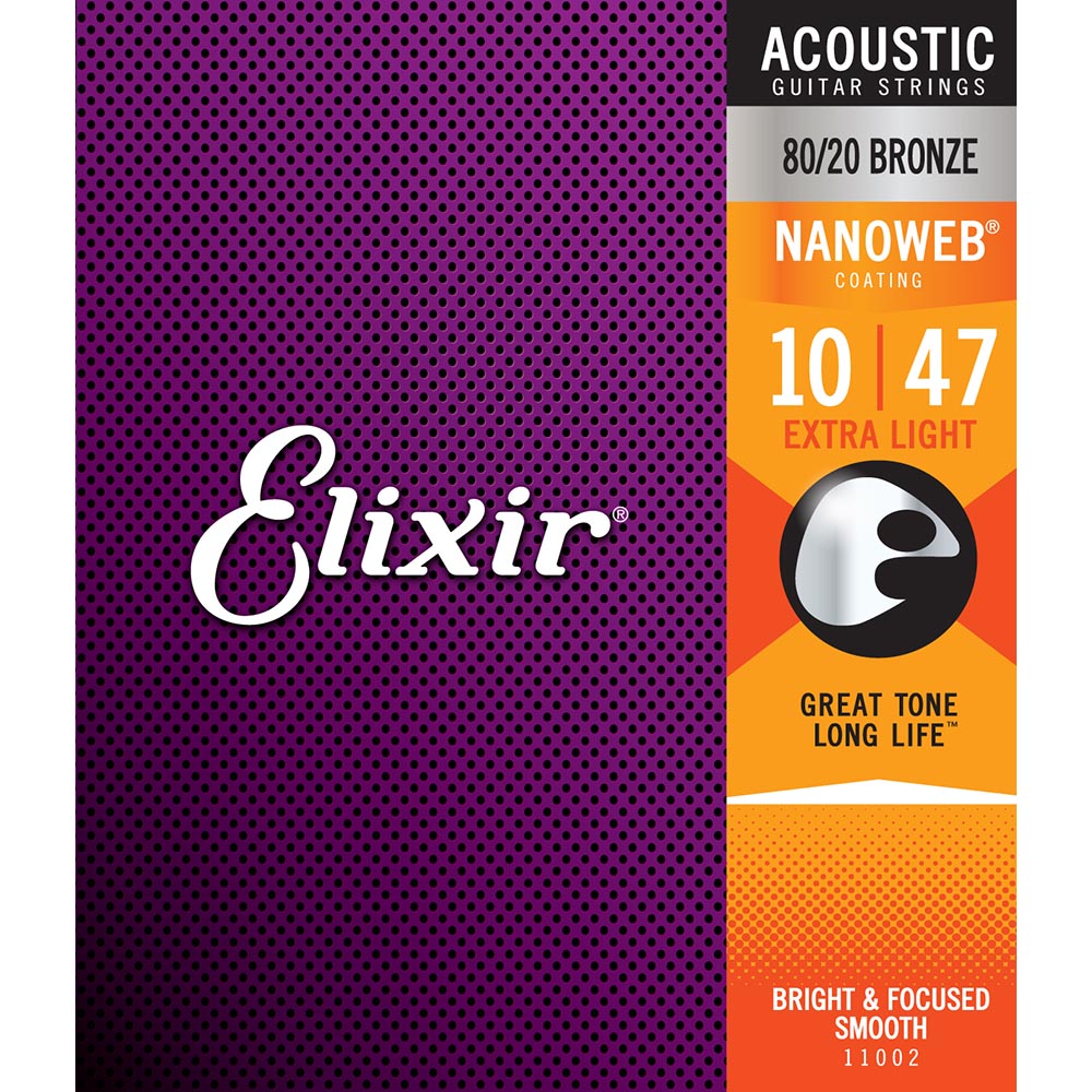 Elixir X-Light 10-47 Nanoweb 80/20 Bronze