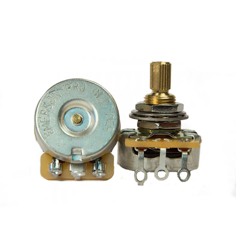Emerson Custom 250K-Ohm Pro CTS Blender Audio Taper-0.375" Short Split Shaft