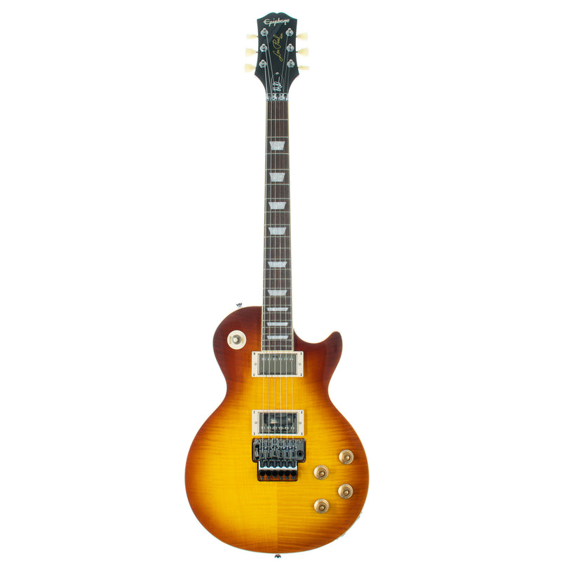 Epiphone Alex Lifeson Les Paul Standard Axcess Electric Guitar With Epilite Case, Viceroy Brown
