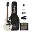 Epiphone Billie Joe Armstrong Les Paul Junior Electric Guitar Player Pack, Classic White