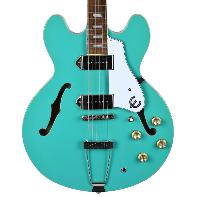 Epiphone Casino Archtop Electric Guitar, Turquoise