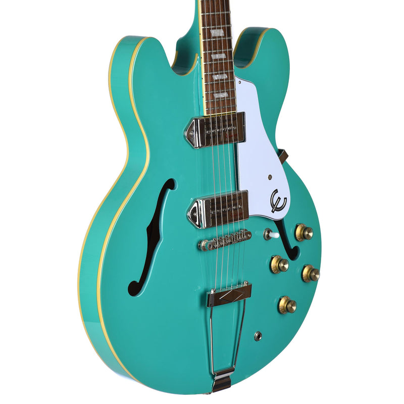 Epiphone Casino Archtop Electric Guitar, Turquoise
