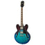 Epiphone ES-335 Figured Electric Guitar, Blueberry Burst