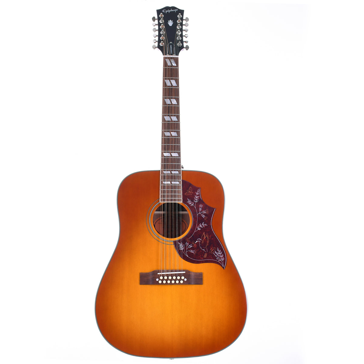 Epiphone Hummingbird 12-String Aged Cherry Sunburst Gloss