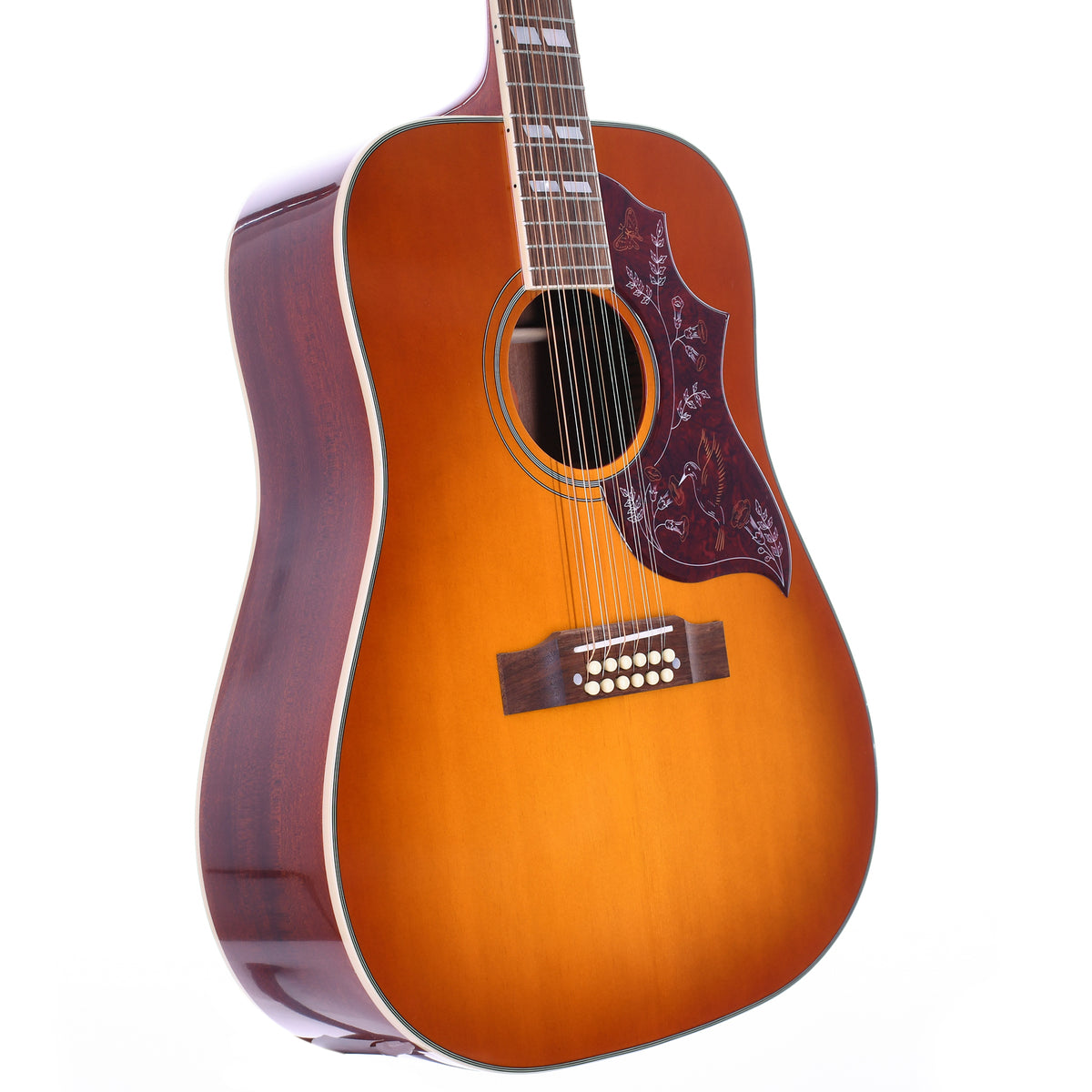 Epiphone Hummingbird 12-String Aged Cherry Sunburst Gloss