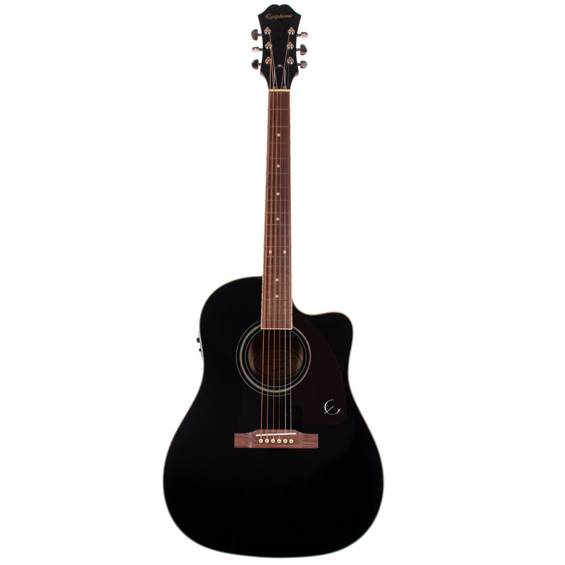 Epiphone J-45 EC Studio Solid Top Acoustic Guitar With Fishman Presys II, Ebony