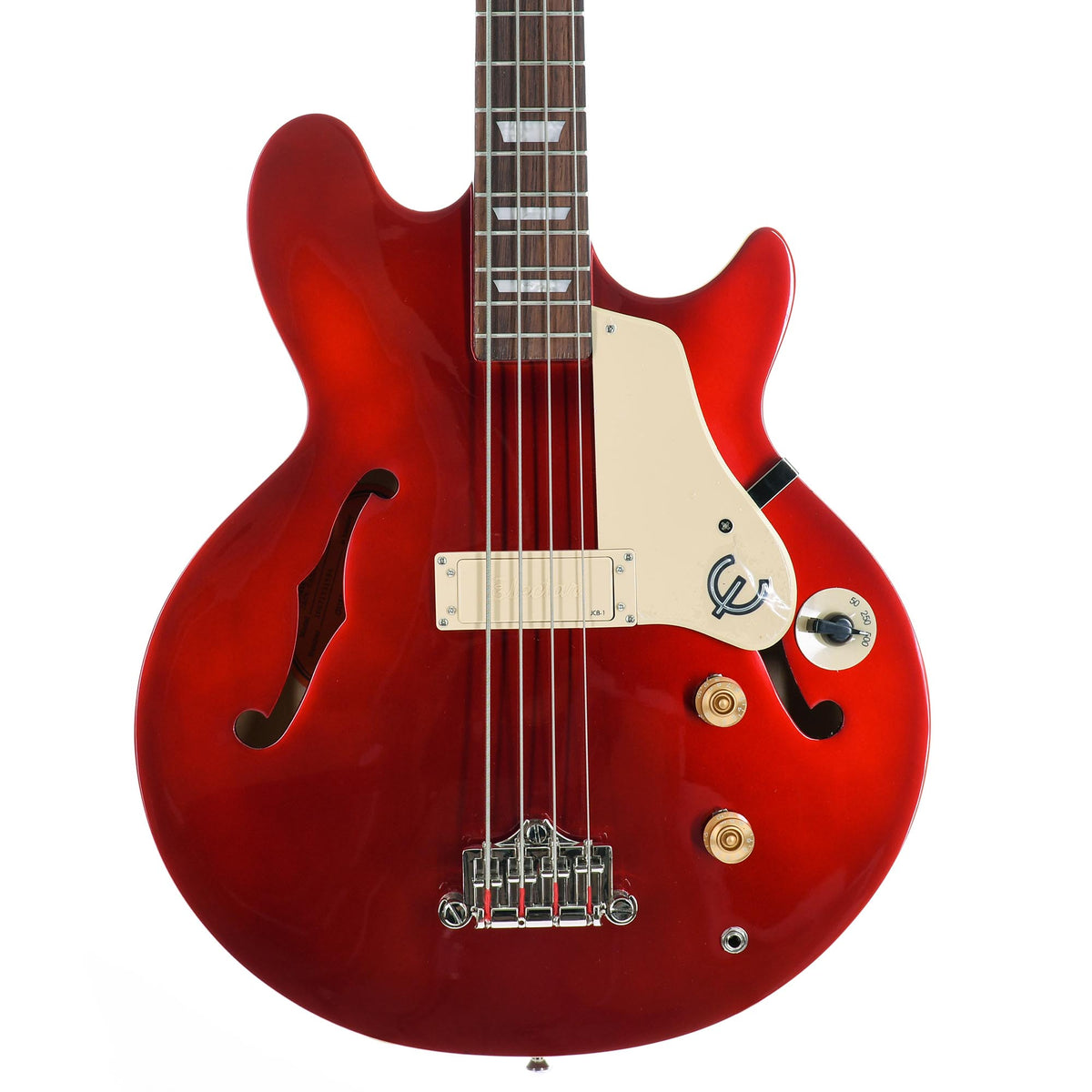 2025 Epiphone Jack Casady Bass Sparkling Burgundy