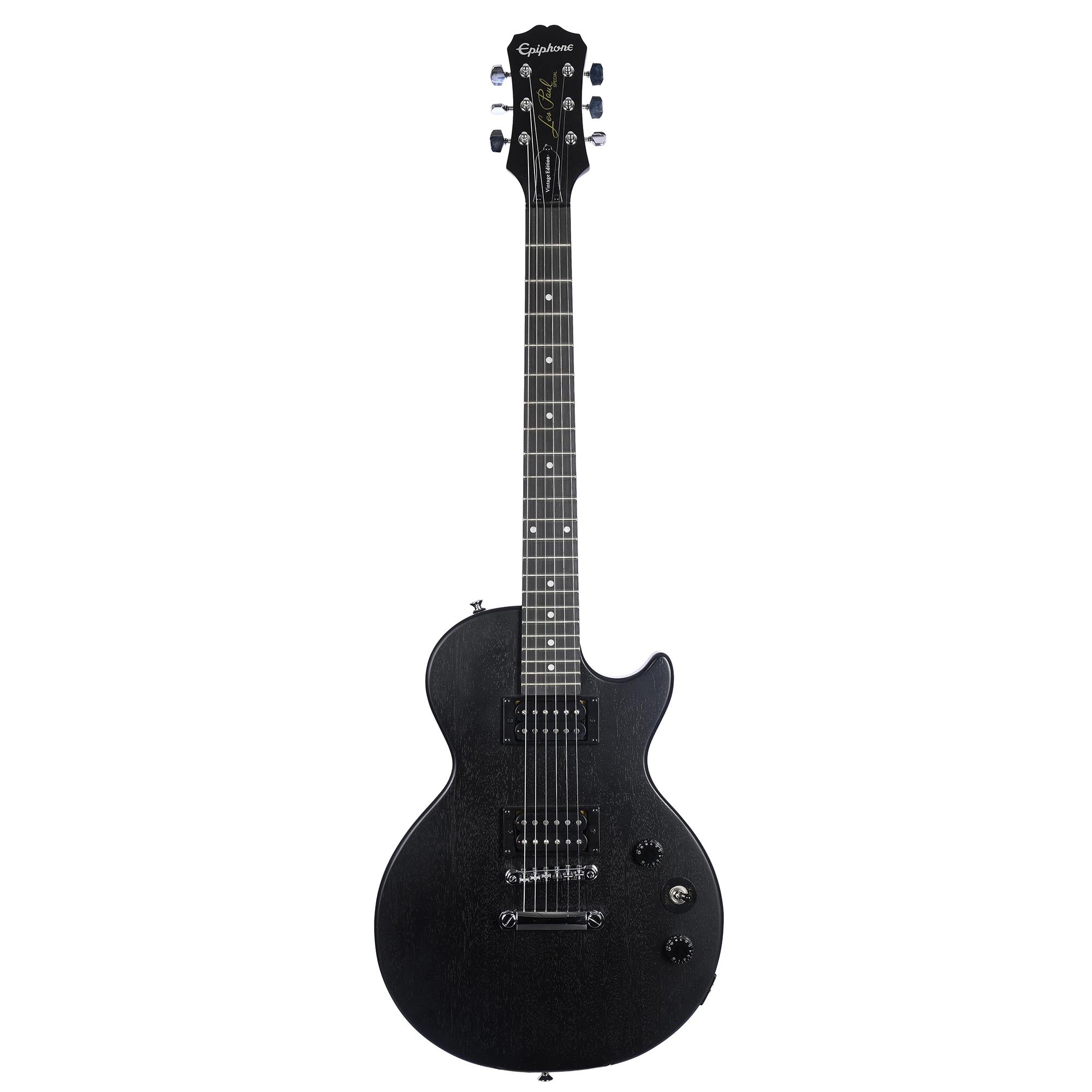Epiphone Les Paul Special VE Ebony Vintage Finish – Russo Music
