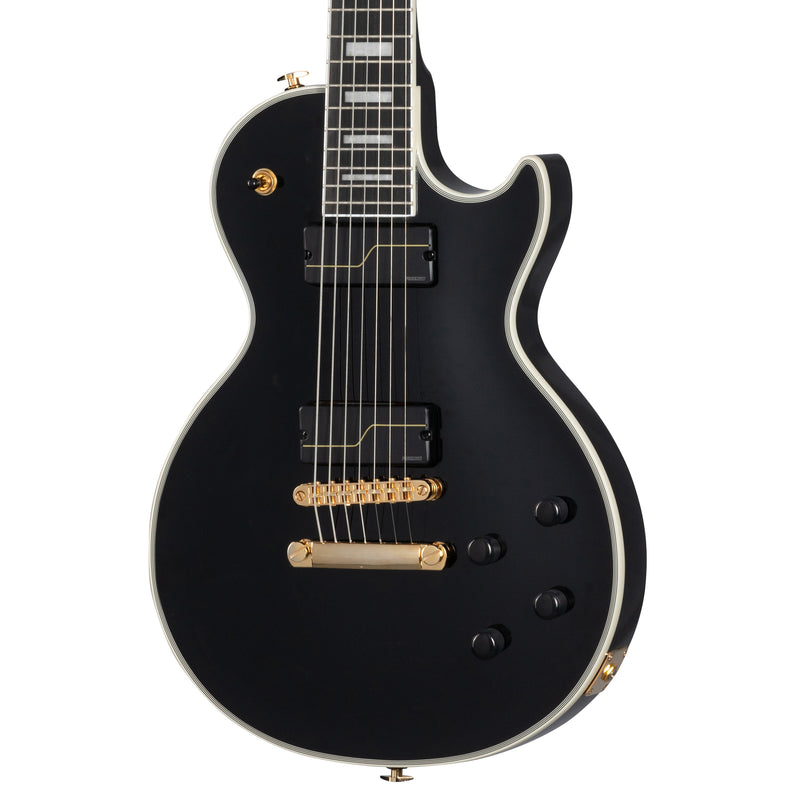 Epiphone Matt Heafy Les Paul Custom Origins 7-String Electric Guitar With Hard Case, Ebony