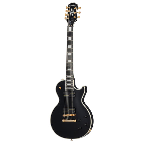 Epiphone Matt Heafy Les Paul Custom Origins 7-String Electric Guitar With Hard Case, Ebony