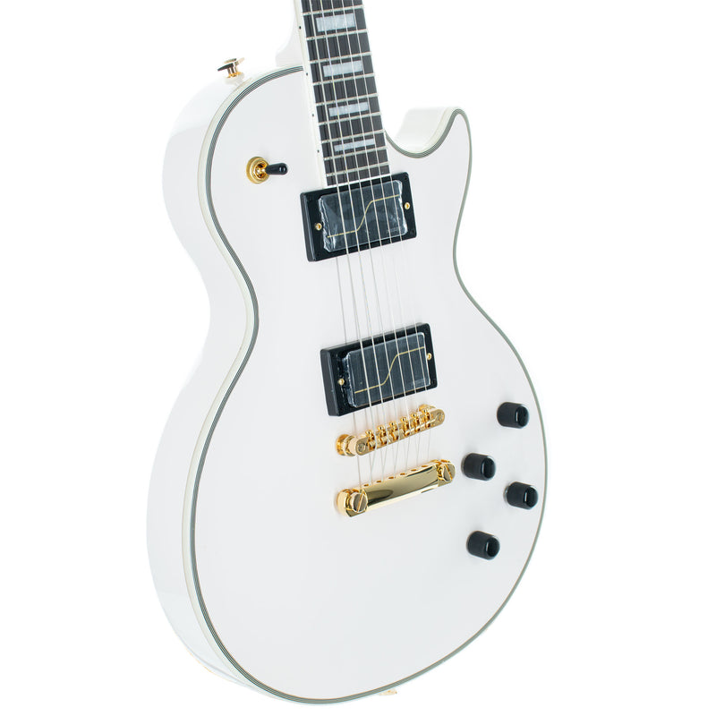 Epiphone Matt Heafy Les Paul Custom Origins Electric Guitar With Hard Case, Bone White