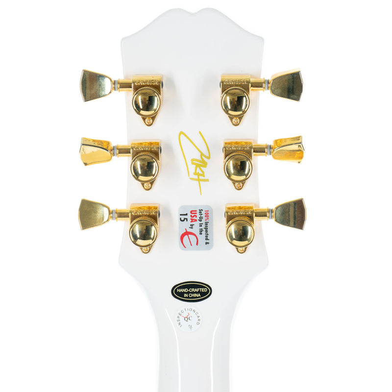 Epiphone Matt Heafy Les Paul Custom Origins Electric Guitar With Hard Case, Bone White