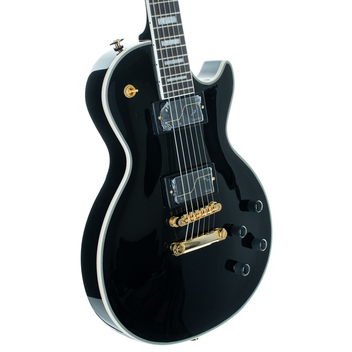 Epiphone Matt Heafy Les Paul Custom Origins Electric Guitar With Hard Case, Ebony