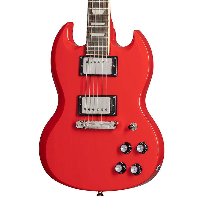 Epiphone Power Players SG Electric Guitar, Lava Red, With Gig Bag
