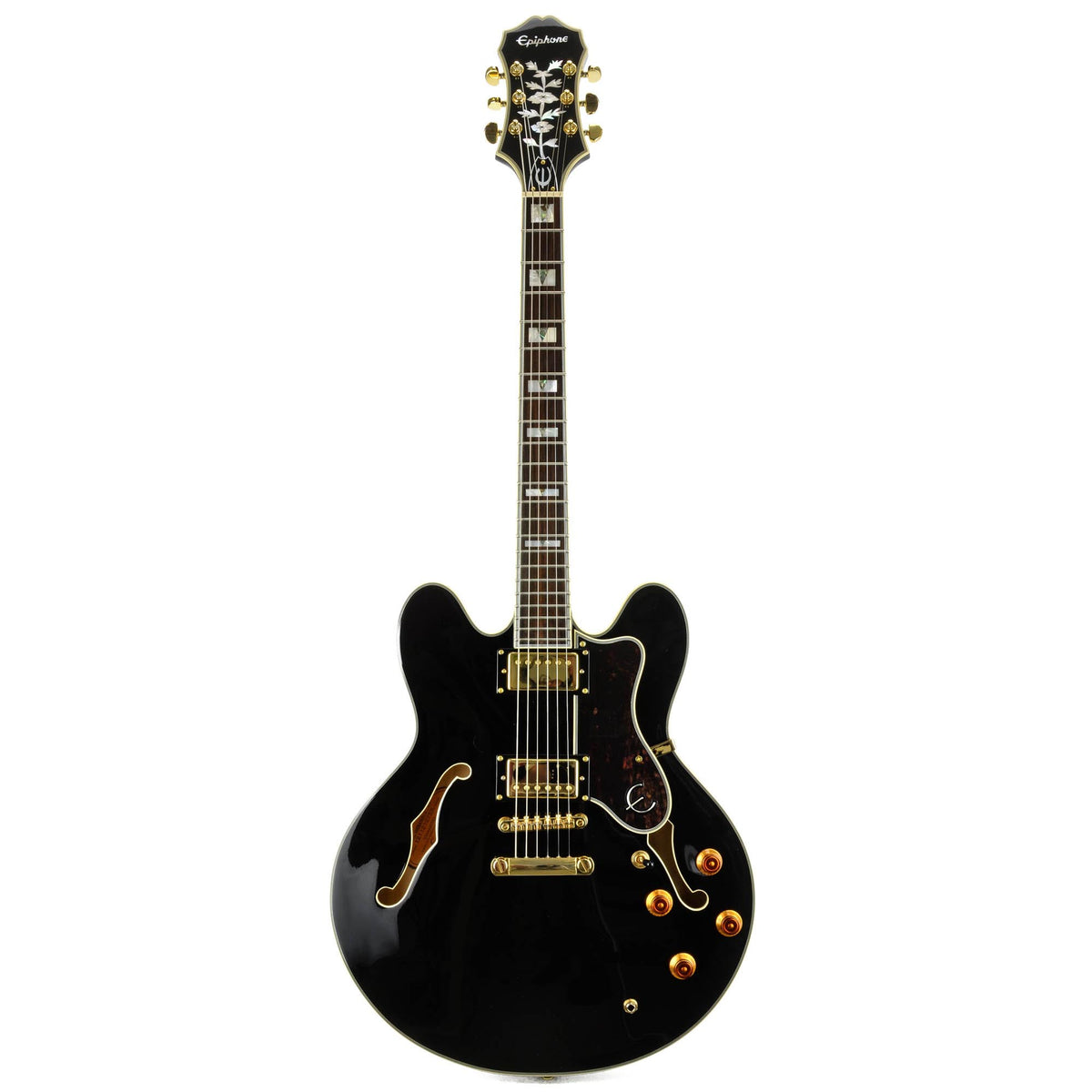 Epiphone Sheraton II Ebony Gold Hardware - Used