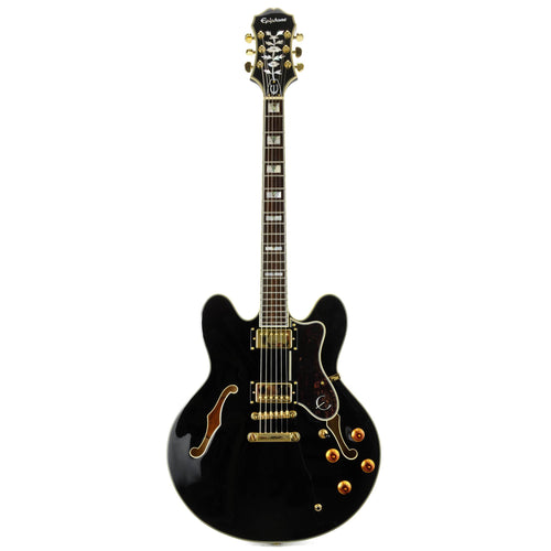 Epiphone Sheraton II Ebony Gold Hardware - Used