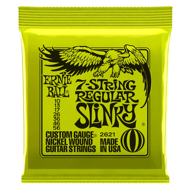 Ernie Ball 10-56 Regular Slinky Nickel Wound 7-String Electric Guitar Strings