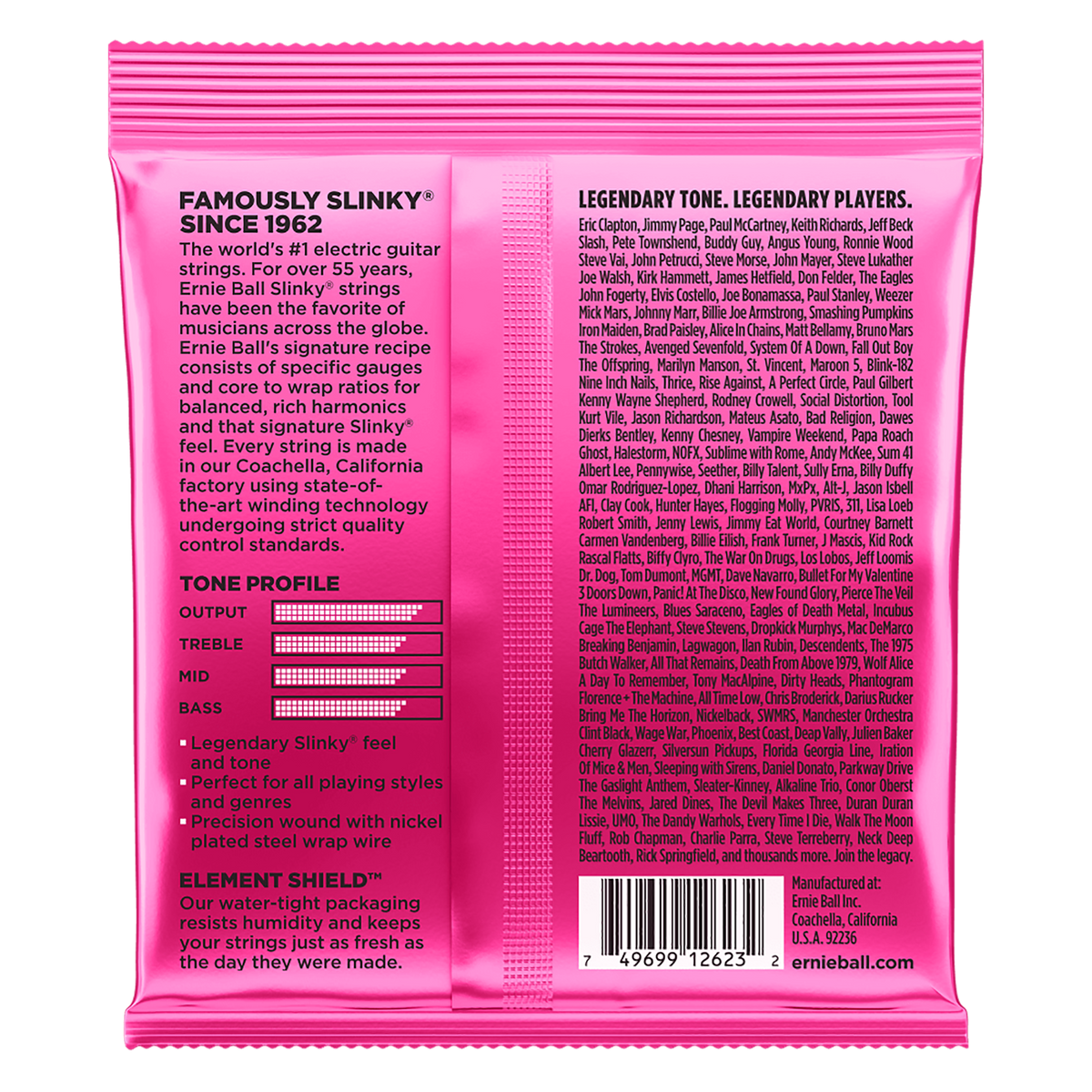 Ernie Ball 9-52 Super Slinky Nickel Wound 7-String Electric Guitar Strings