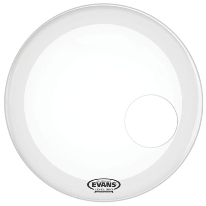 Evans 22 Inch EQ3 Smooth White Resonant Bass Head