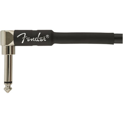 Fender 10' Professional Series Instrument Cables, Straight/Angle, Black