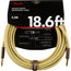 Fender 18.6’ Deluxe Series Instrument Cable, Straight/Straight, Tweed