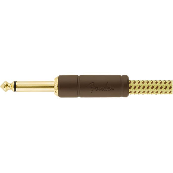 Fender 18.6’ Deluxe Series Instrument Cable, Straight/Straight, Tweed