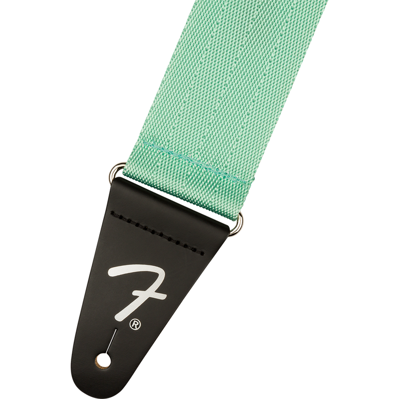 Fender 2" Am Pro Seatbelt Guitar Strap, Mystic Surf Green