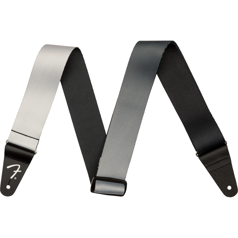 Fender 2" Ombre Strap, Silver Smoke
