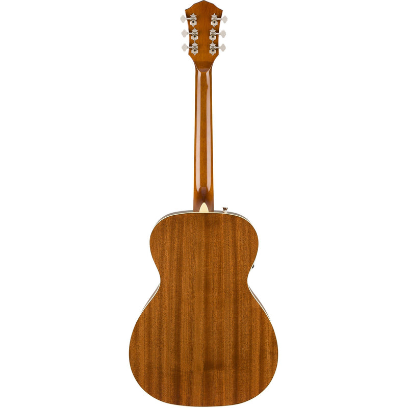 Fender 2019 Limited Edition FA-235E Concert Striped Ebony Top Laurel Guitar, Natural