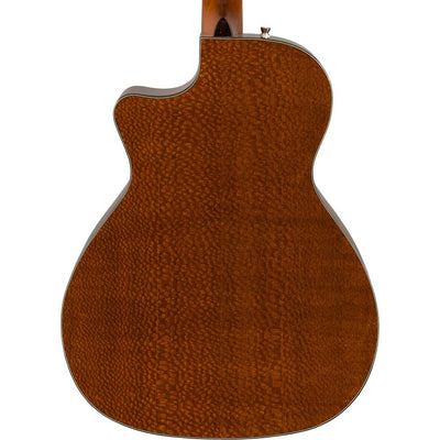 Fender 2019 Limited Edition FA-345CE Auditorium Spalted Maple Top Laurel Guitar, Natural