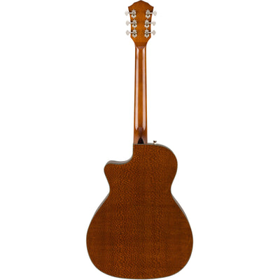 Fender 2019 Limited Edition FA-345CE Auditorium Spalted Maple Top Laurel Guitar, Natural