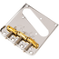 Fender 3-Saddle Top-Load/String-Through Tele Bridge With Compensated Brass Bullet Saddles