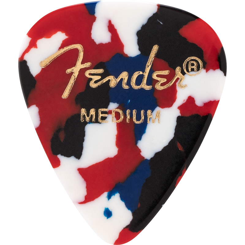 Fender 351 Pick Pack, Confetti Medium 12 Pack