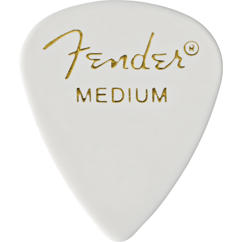 Fender 351 Pick Pack, White Medium 12 Pack