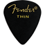 Fender 351 Shape, Black, Thin Guitar Picks 144 Count