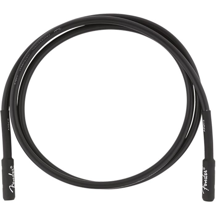 Fender 5' Professional Series Instrument Cables, Straight/Straight, Black