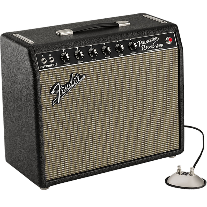 Fender '64 Custom Princeton Reverb Hand-Wired Tube Guitar Combo Amplifier 120V