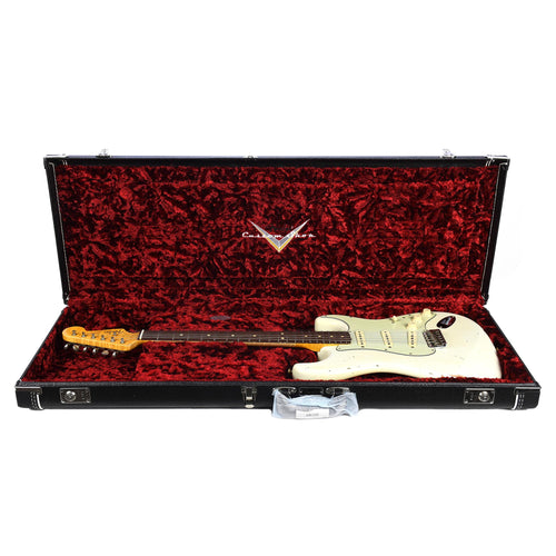 Fender Custom Shop '64 Stratocaster Relic Aged Olympic White        
