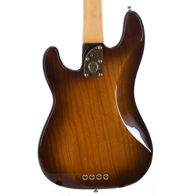 Fender 75th Anniversary Commemorative Precision Bass Maple, 2 Color Bourbon Burst