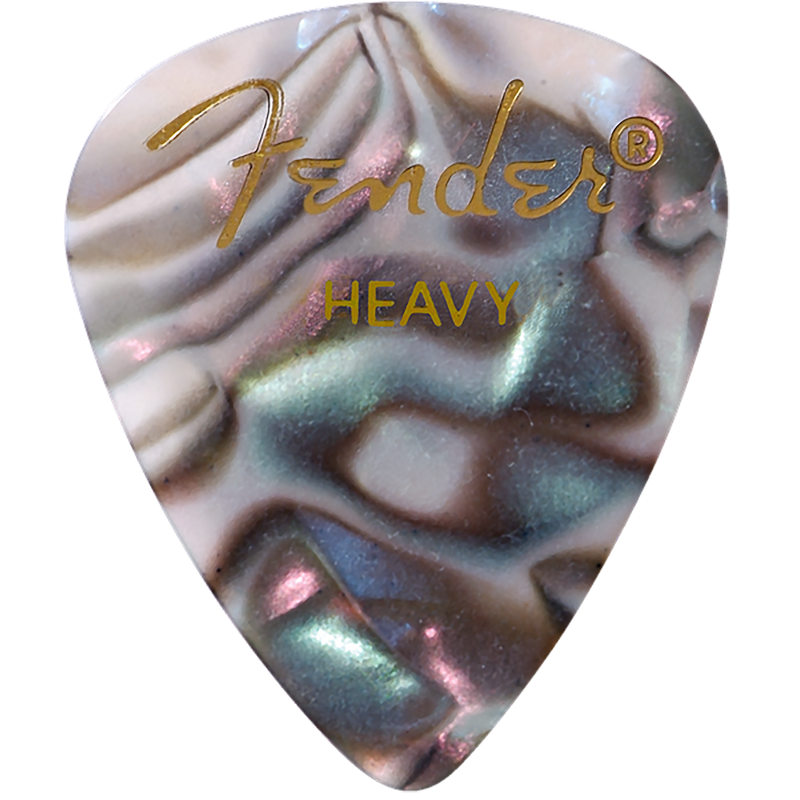 Fender Abalone Picks 12 Pack Heavy