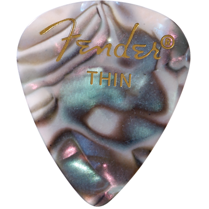 Fender Abalone Picks 12 Pack Thin