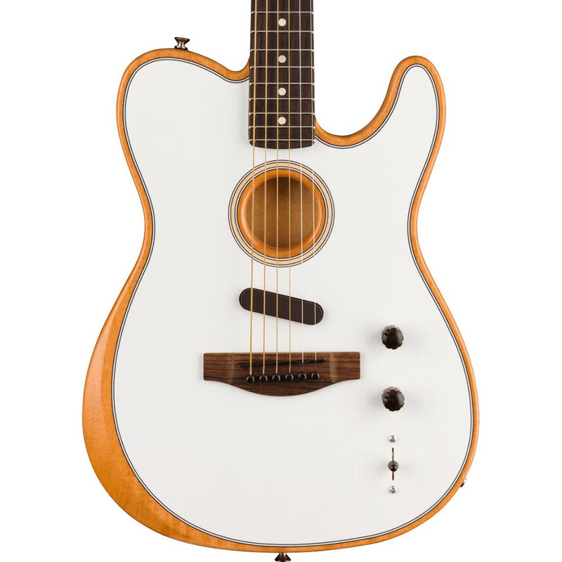 Fender Acoustasonic Player Telecaster Rosewood, Arctic White