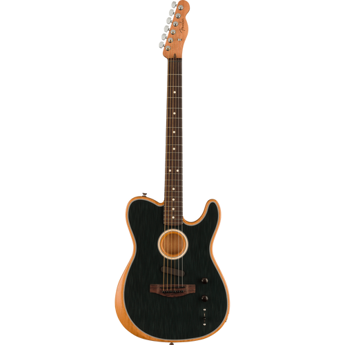 Fender Acoustasonic Player Telecaster Rosewood, Brushed Black