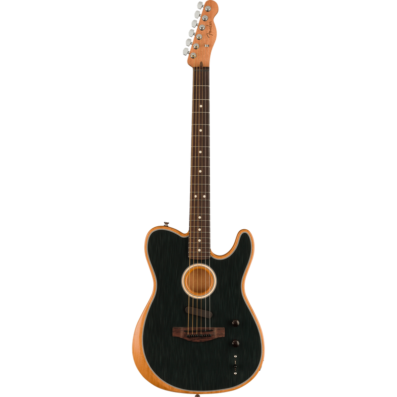 Fender Acoustasonic Player Telecaster Rosewood, Brushed Black