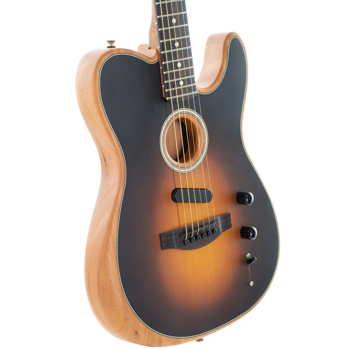 Fender Acoustasonic Player Telecaster Acoustic Guitar Rosewood, Shadow Burst