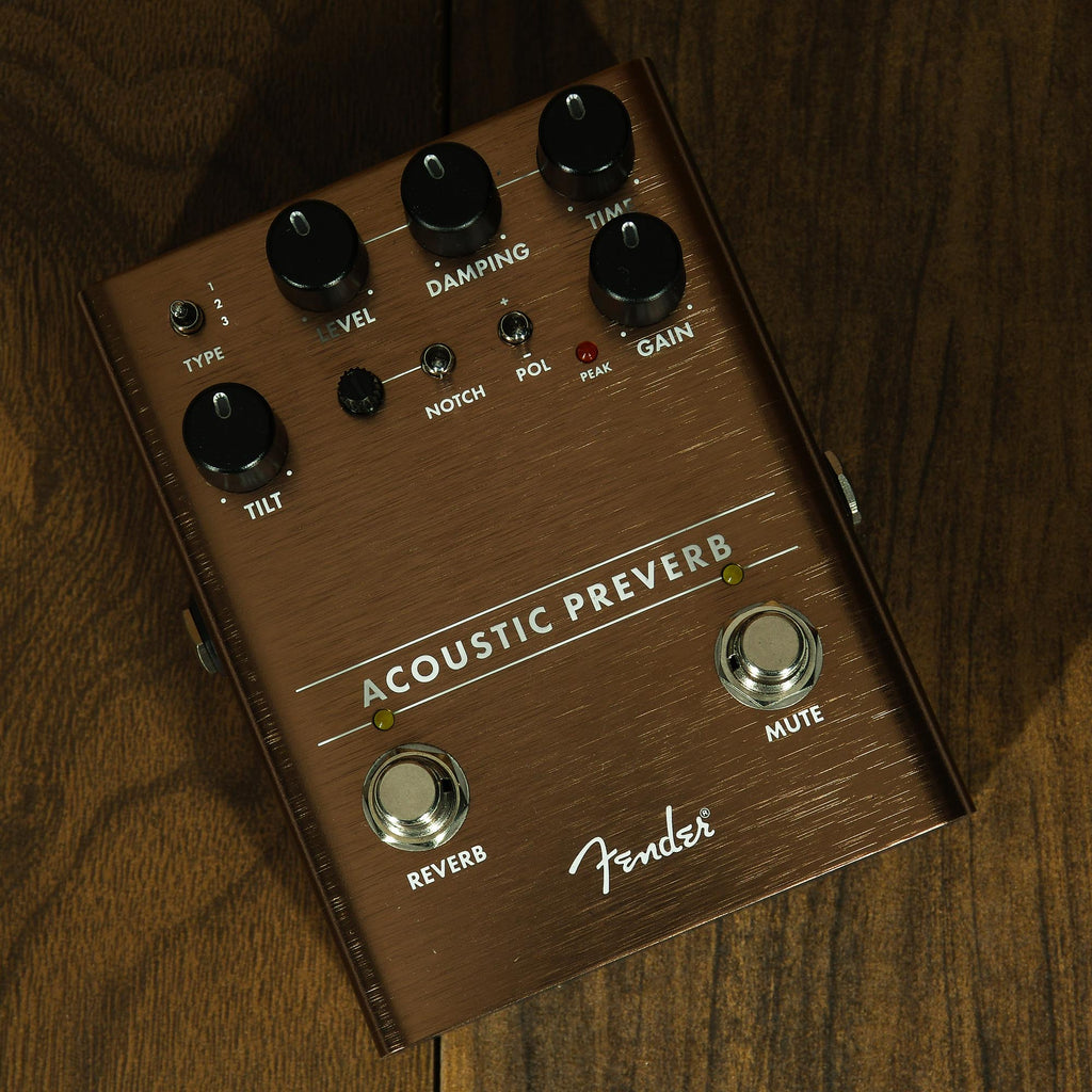 fender style preamp pedal Fender Acoustic Preverb Preamp/Reverb Pedal