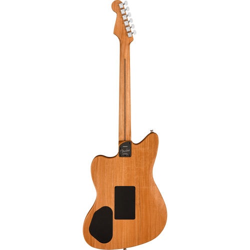 Fender American Acoustasonic Jazzmaster Ebony, Ocean Turquoise With Bag