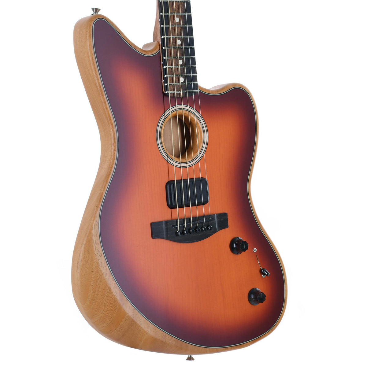 Fender American Acoustasonic Jazzmaster, Tobacco Sunburst