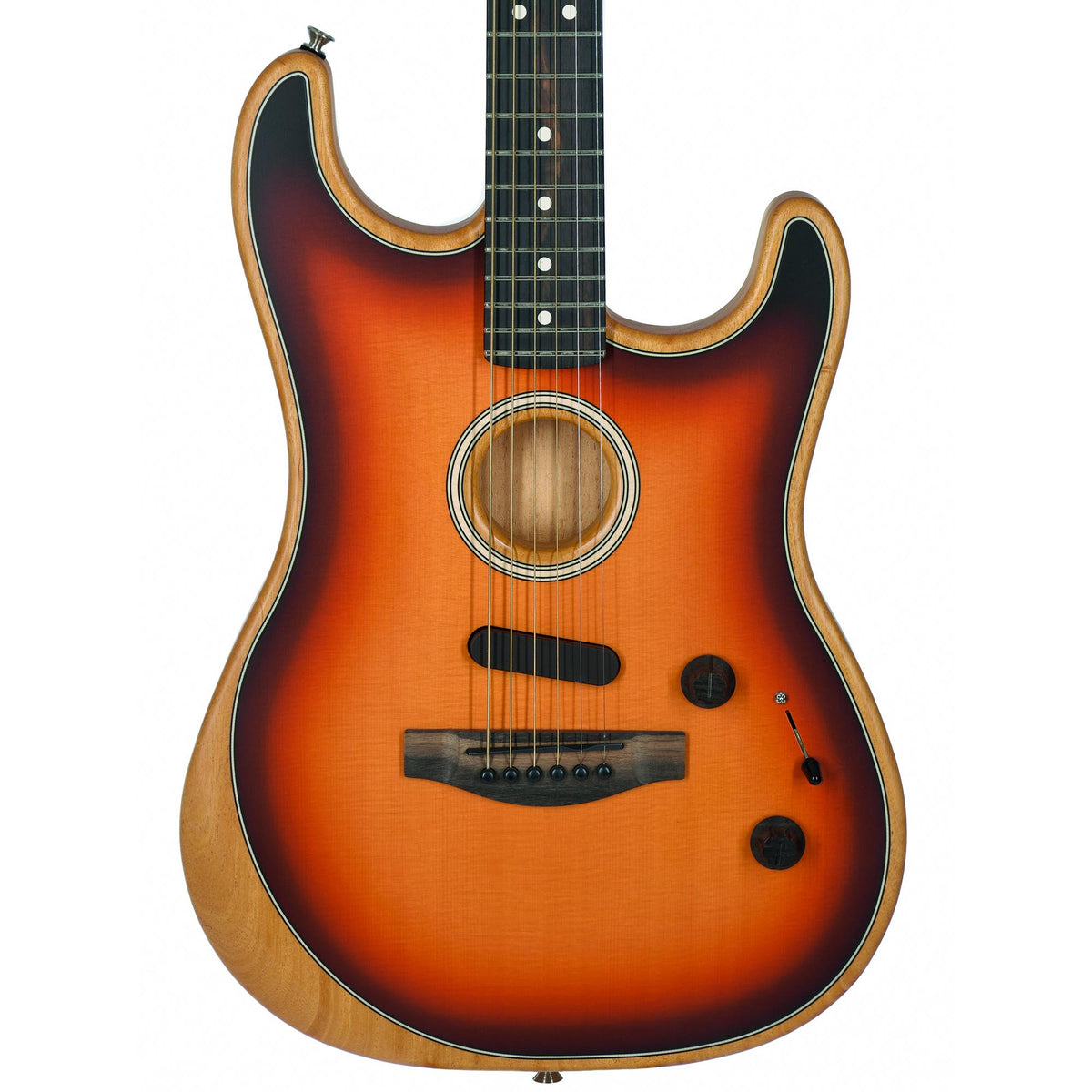 Fender American Acoustasonic Stratocaster, 3 Color Sunburst