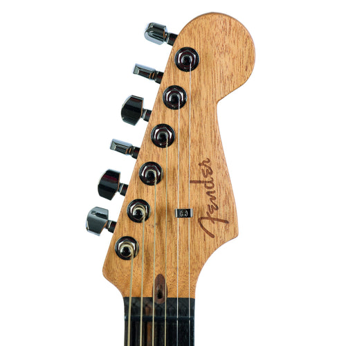 Fender American Acoustasonic Stratocaster, Transparent Sonic Blue